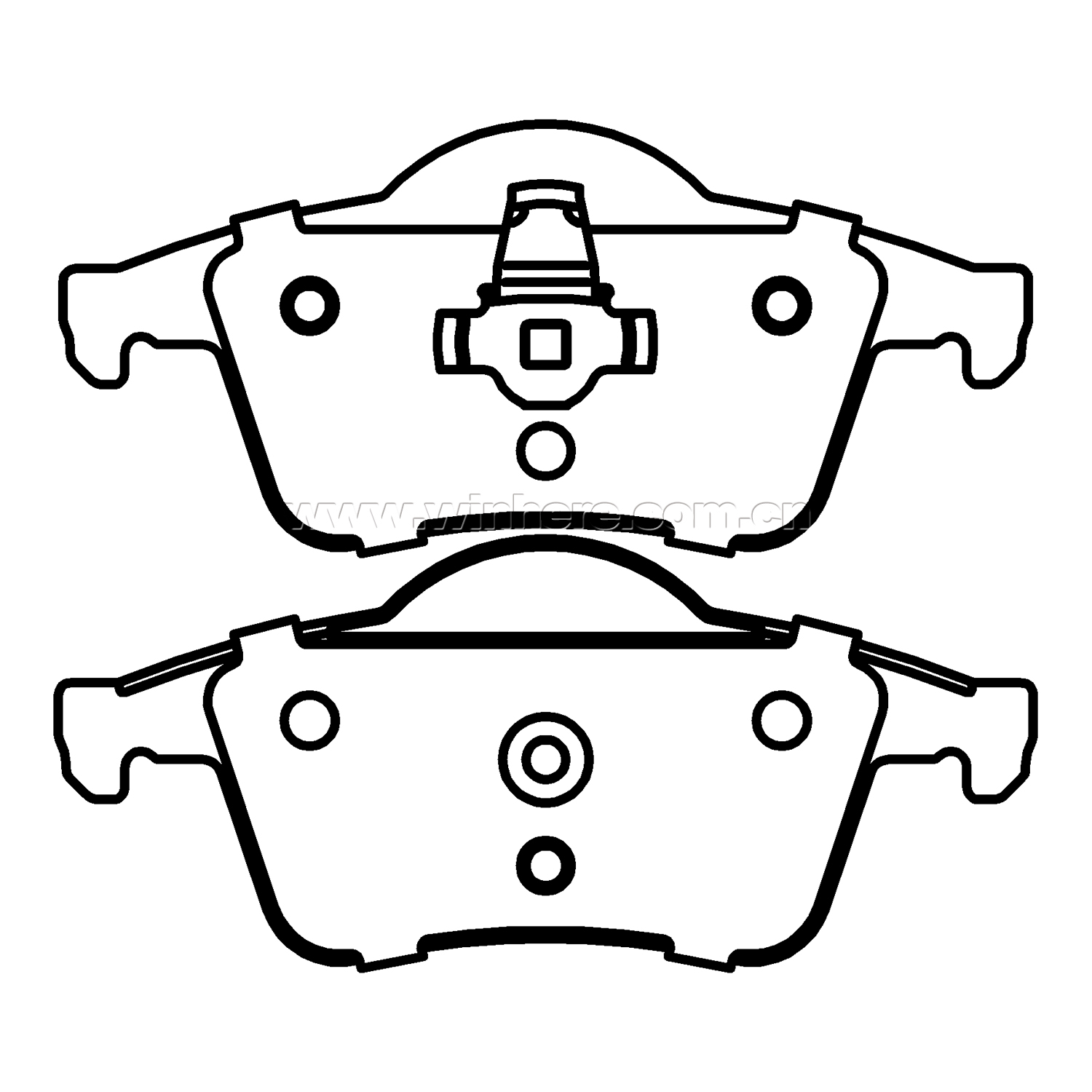 Silent Guard Brake Pads - zh52cgb