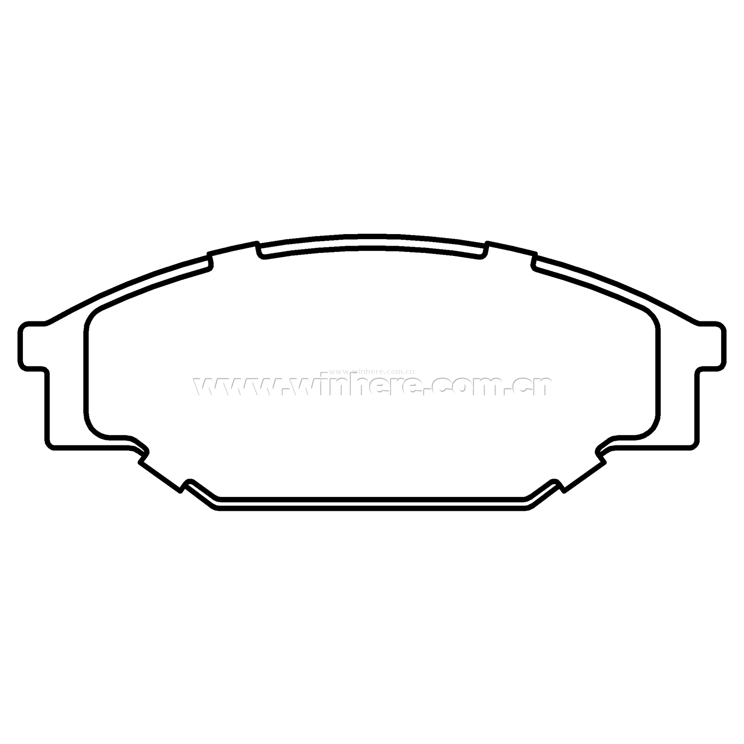 Environment-friendly Brake Pad for TOYOTA Front ECE R90