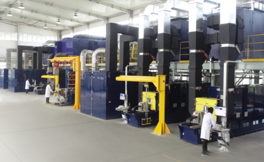 unmanned brake system production line