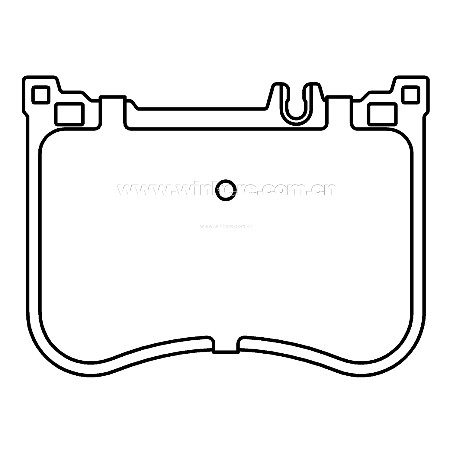 Front Brake Pad for MERCEDES-BENZ ECE R90