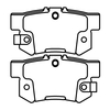High Quality Passenger Commercial Vehicle Brake Pad ECE R90 