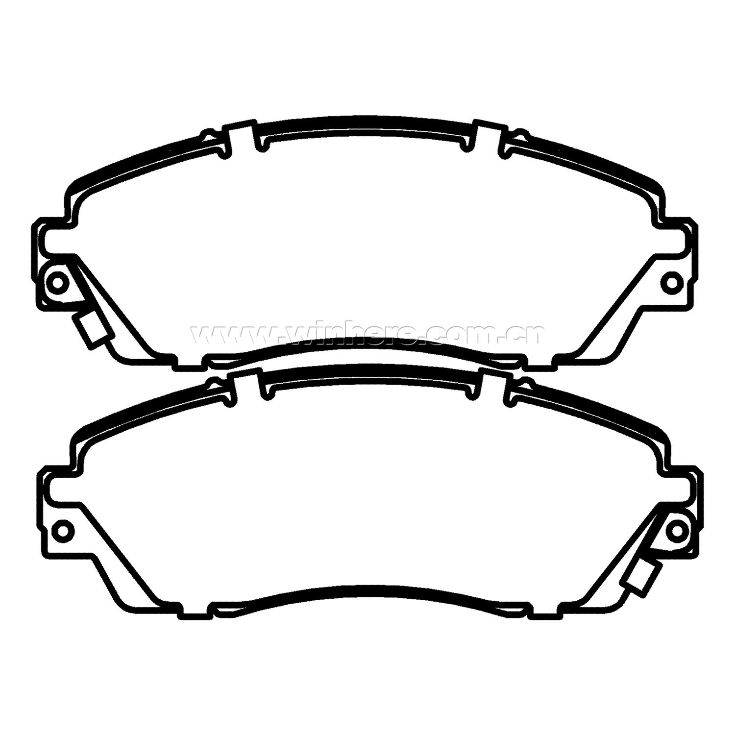 Brake Pad for OE#45022SHJA00 Front Auto Spare Parts