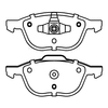 Low-Steel Brake Pad for FORD Front ECE R90